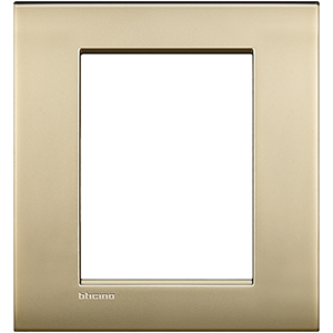 BT LL Матовое золото Рамка AIR 3+3 мод LNC4826OF