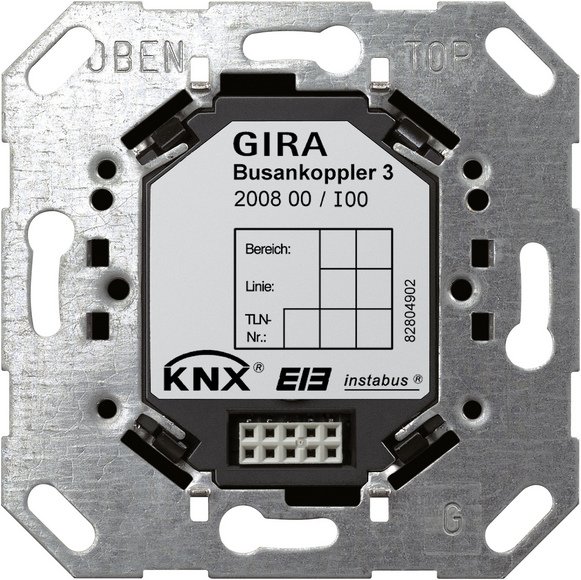 Gira KNX Коплер (Шинный контроллер 3) монтаж в коробку 200800