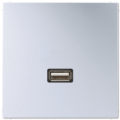 JUNG Мультимедиа разъём, алюминий MAAL1122