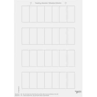 Купить SE Merten KNX\EIB SM Полярно-бел Этикетки для 1-, 2- или 4-кнопочного выключателя MTN618319