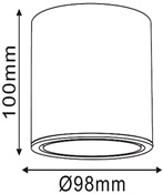 Купить Quest Light Светильник накладной, белый, LED 12w 3000K 960lm, IP40 FOBOS ED white