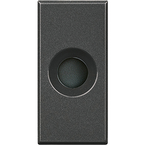 BT Axolute Антрацит Заглушка с отверстием 9мм 1 мод HS4953