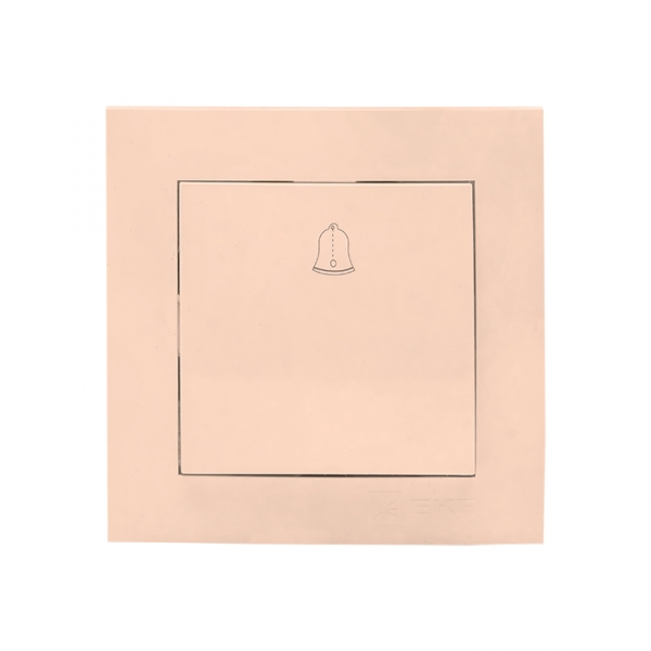 EKF PROxima Валенсия кнопка звонка 10А кремовая