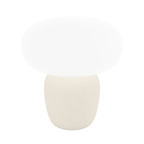 Eglo 99825 Настольная лампа CAHUAMA, 1х40W, E27, H300, Ø275, керамика, светло-коричневыйй/стекло, белый 99824 Eglo 99825 Настольная лампа CAHUAMA, 1х40W, E27, H300, Ø275, керамика, светло-коричневыйй/стекло, белый 99824