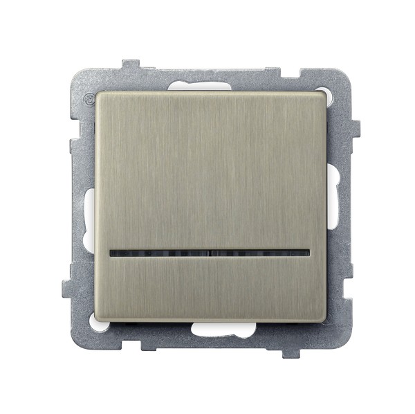 Ospel Sonata Медь (Новое серебро) Выключатель 1-клавишный, без рамки ŁP-1RMS/m/44