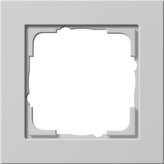 Gira E2 Сер матовый Рамка 1-ая 021137