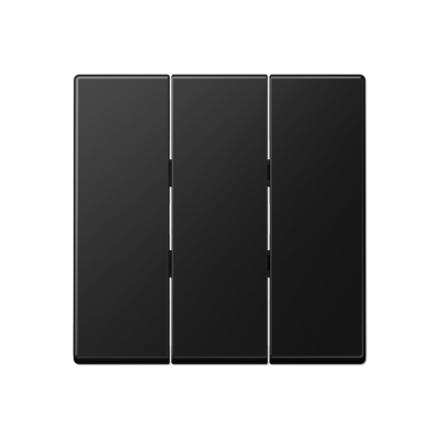 JUNG A Flow/A 550 Черный матовый Клавиша 3-ая A593BFSWM