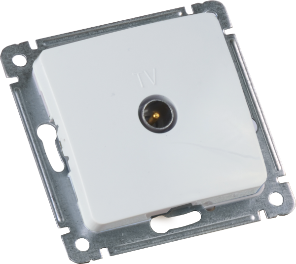 Hegel Мастер внутр Белая РСТВ-401 Розетка телевизионная оконечная, механизм