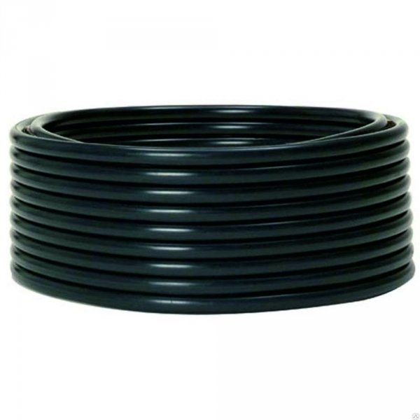 EKF PROxima Труба гладкая жесткая ПНД черная d40мм (100м)