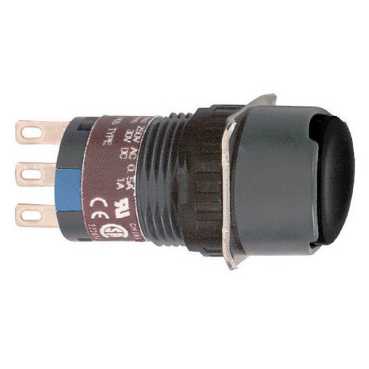 Купить SE Кнопка черная, 16 мм пружинный возврат, круглая XB6EAA21P