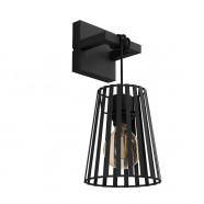 Eglo 390004 Бра BOGOTA, 1x40W, E27, L160, H390, А175, сталь, черный