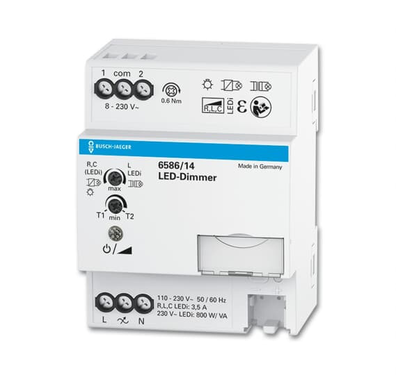 ABB Универсальный светорегулятор, 2-800 Вт/ВА, MDRC 2CKA006590A0192