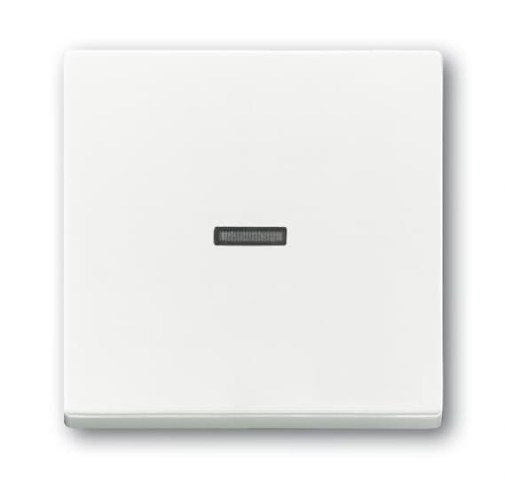 ABB Клавиша для механизма 1-клавишного выключателя, с прозрачной линзой, Future/Axcent/Carat/Династия, альп. белый 2CKA001751A3151