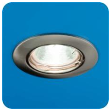 Купить Italmac Gamma 51 1 06 Светильник встраиваемый MR16 1x50W GU5.3 никель повор.