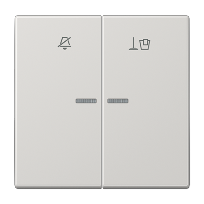 JUNG Клавиша для гостиничных выключателей 505KO5VEUM24 или 505KO5VEUM230, светло-серый LSRUKO5MLG