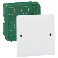 Купить Legrand Batik Коробка распределительная для сплошных стен 85х85х40 с крышкой 100х100мм 089271