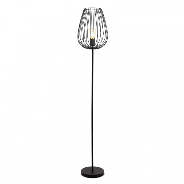 Eglo Торшер NEWTOWN, 1x60W (E27), L1595, H1595, сталь, черный 49474