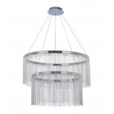 Kink Light 08260-80+60,02 Люстра Агни хром d80+60 h200 Led 67W (4000K)