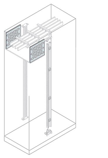 ABB IS2 Перегородка вертикальная шинного отсека 200x800мм ВхШ EE2800