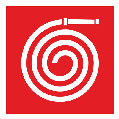 Знак наклейка F46 "Пожарный рукав" (200x200) ГОСТ 12.4.026-2015 EKF PROxima