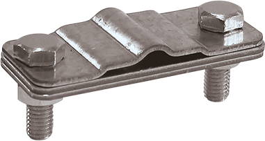 EZETEK Зажим соединительный полоса/пруток — полоса параллельный, оцинк. 90559