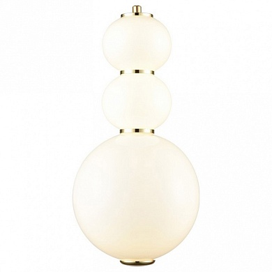 VELANTE 244-306-03 Подвес Золото/Белый LED 1*10W 3000K