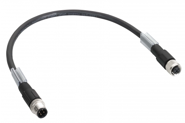 SE Шина ТМ7, прямой M12-B 4pin, Male-Female, 10м TCSXCN1M1F10E