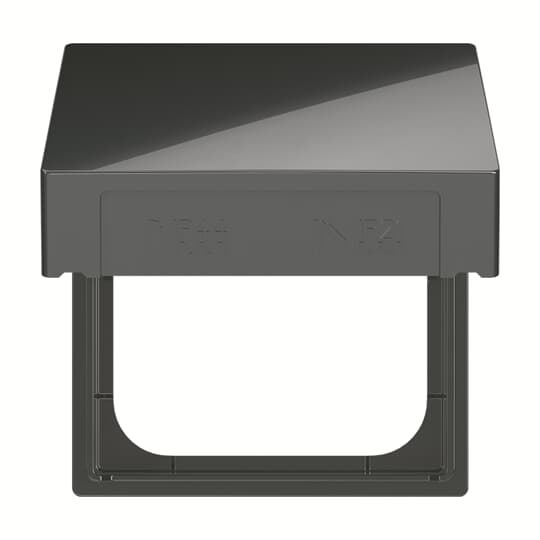 ABB Промежуточное кольцо с откидной крышкой для накладок 55x55 мм, IP44, Future/Axcent/Carat/Династия, антрацит 2CKA001719A0217