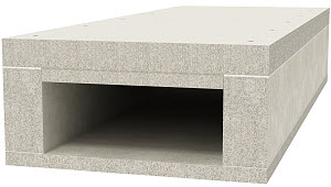 Купить OBO Bettermann Огнестойкий кабельный канал с крышкой IE120 105x260 мм 7215234