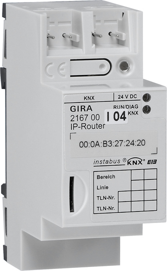 Gira KNX IP роутер DIN-рейка 216700