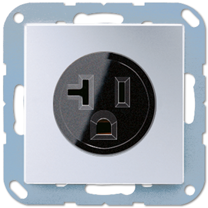 JUNG Розетка системы US-NEMA 20А 125V, алюминий A521-20AL