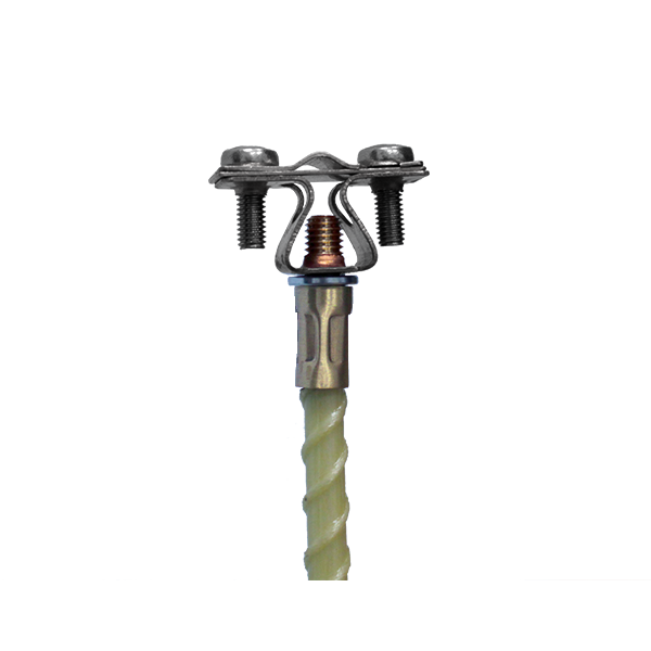 EZETEK Держатель изолированного токоотвода 8-10 мм (750 мм) оцинк. 72918