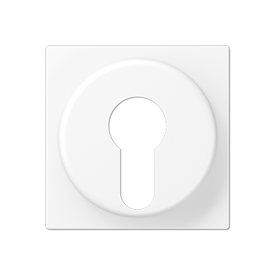 JUNG A Flow/A 550 Белый матовый Накладка на выключатель замочного механизма A528PLWWM