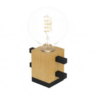 Eglo 390193 Светильник TL/1 E27 SCHWARZ/HOLZ 'LEVANTARA' Eglo 390193 Светильник TL/1 E27 SCHWARZ/HOLZ 'LEVANTARA'