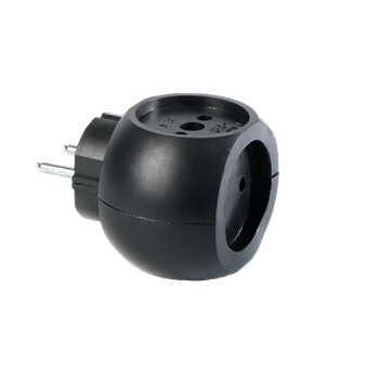 ФАZA Адаптер / Разветвитель (РФ) Разветвитель АП-3-Ш черный, тройник, шар .1006509