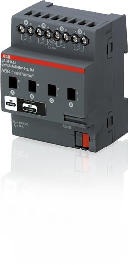 ABB SA-M-0.4.1, Активатор релейный, 4-канальный, 16А, free@home 2CDG510006R0011