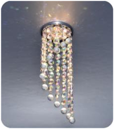 Italmac Florencia 51 6 05 Светильник штампованный с подвесным стеклом, MR16