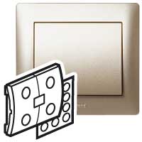 Legrand Galea Life/In One Титан Клавиша 2-ая сценарного выключателя с пиктограммами 771493