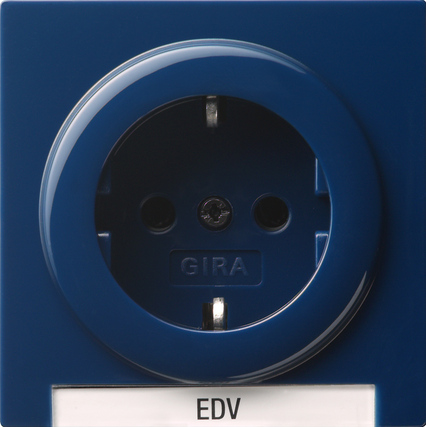 Gira Розетка с полем для надписи 018746