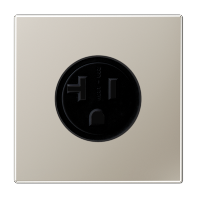 JUNG Штепсельная розетка, нержавеющая сталь ES2521-20