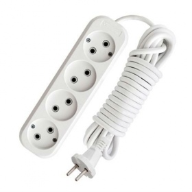 UNIVersal Удлинитель 3м ПВС 2*0,75 4гн.  У6-776 М 766М-03