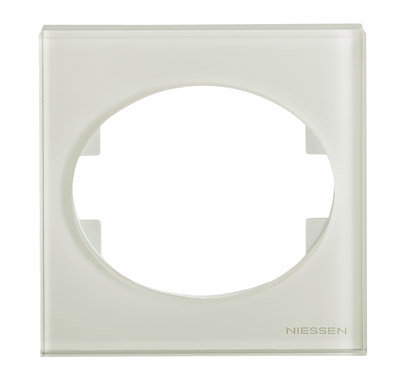 ABB NIE Tacto Стекло Бел Рамка 1-ая 5571 CB