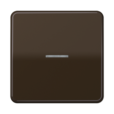 JUNG Клавиша для KNX кнопки, 1 группа с окошком дюропласт коричневый CD101KO5BR