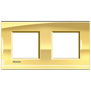 BT LL Золото Рамка прямоугольная, 2+2 мод LNA4802M2OA