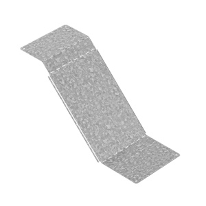 OSTEC Крышка к повороту вертикальному регулируемому 300х50, толщ. 1,5 мм, Сендзимир цинк