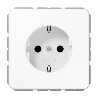 JUNG CD500 Розетка штепсельная Schuko 16A 250V~ CD1521WW