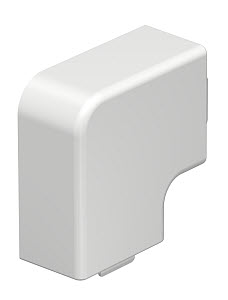 Купить OBO Bettermann Угол плоский кабель-канала WDK 25x40 мм, ПВХ, белый 6192793