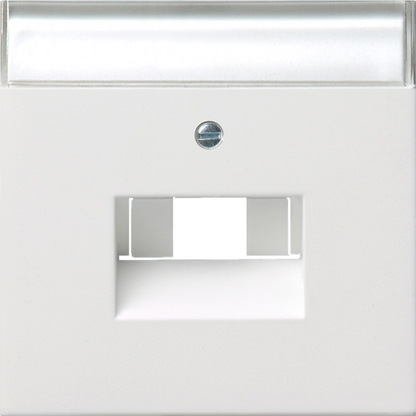 Gira Накладка 50*50 мм для розеток UAE/IAE с полем для надписи 0284112