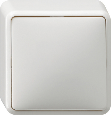 Gira Выключатель одноклавишный универсальный IP20 010613