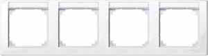 Купить SE Merten SM Полярно-Бел Рамка 4-ая с полем для надписи (MTN471419)